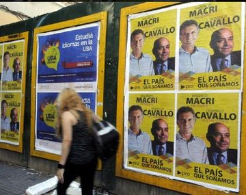 Aparecieron afiches con la supuesta fórmula Macri presidente