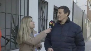 El momento de Mercedes Ninci con el sospechoso del crimen de Diego
