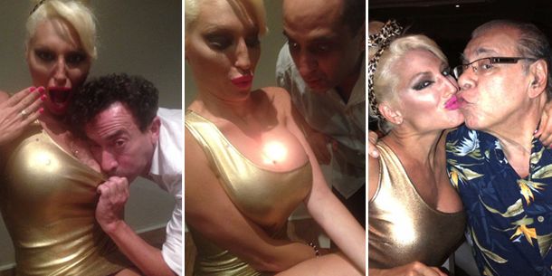 La noche descontrolada de Vicky Xipolitakis en Mar del Plata