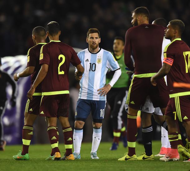 Lionel Messi ante Venezuela