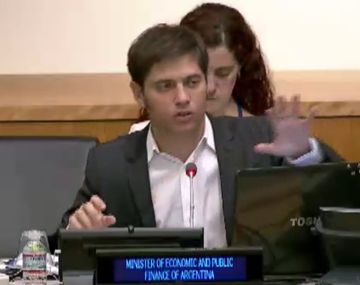 Axel Kicillof ante la ONU: Este fallo empuja a nuestro pueblo a un nuevo 2001