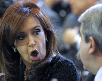 Cristina Kirchner y Aníbal Fernández