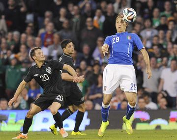 El argentino Paletta juega para Italia en el Mundial