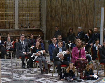 Francisco animó a madres a amamantar con toda la libertad en la Capilla Sixtina