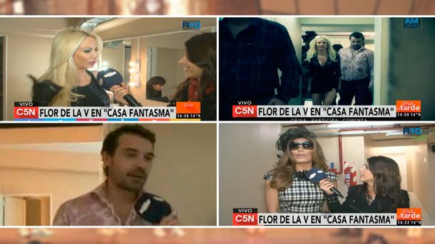 El backstage del debut de Flor de la V en Casa Fantasma