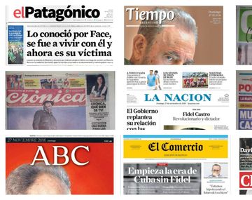 Mirá las tapas de los diarios