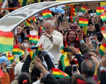 En su segundo día en Bolivia