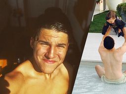 el lomazo de fran tinelli en punta del este: mira el tierno video con lorenzo el lomazo de fran tinelli en punta del este: mira el tierno video con lorenzo