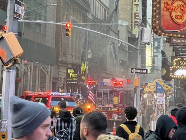 Pánico y corridas en Times Square por una fuerte explosión