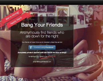 Una aplicación permite tener sexo con amigos en Facebook