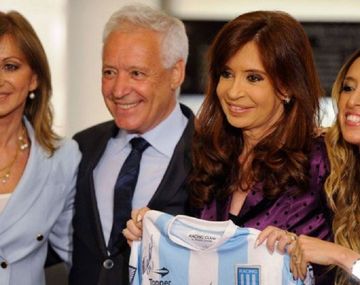 Víctor Blanco y Cristina Kirchner