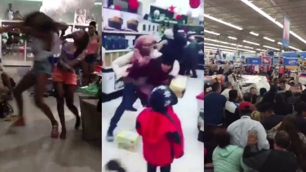 Los videos más locos del Black Friday en los Estados Unidos
