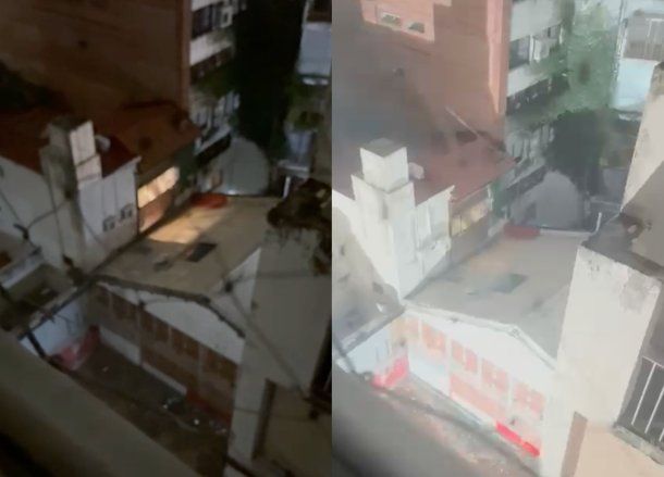 Explosión en una obra de construcción en Belgrano