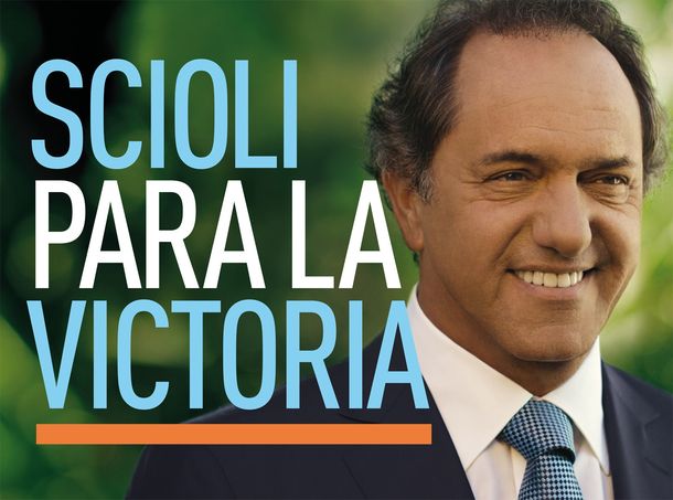 #ScioliParaLaVictoria: mirá el nuevo afiche de campaña del gobernador