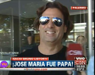 José María Listorti mostró a su segundo hijo en Viva la tarde