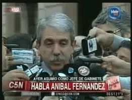 Así fue el primer contacto con periodistas de Aníbal Fernández como jefe de Gabinente: mirá el video