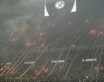 Clima hostil: Mineiro prepara un intimidante recibimiento ante River