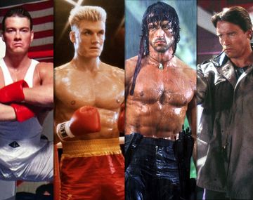 Jean-Claude Van Damme, Dolph Lundgren, Schwarzenegger, Stallone y Jason Statham