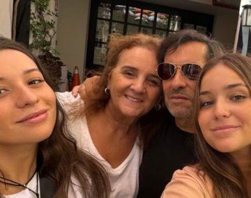 Catalina Gutiérrez y su familia.