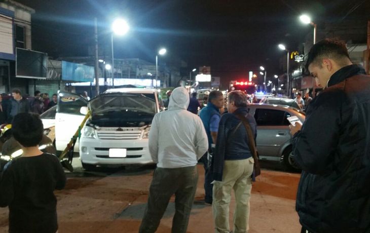 El accidente ocurrrió en el centro de San Francisco Solano