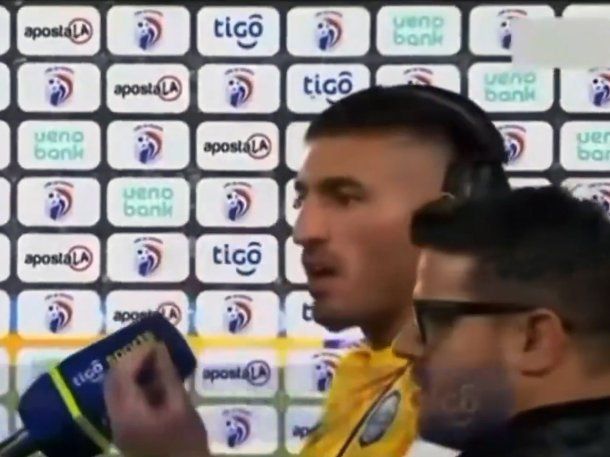 Escándalo en Paraguay: el arquero de Olimpia explotó en vivo tras ser agredido