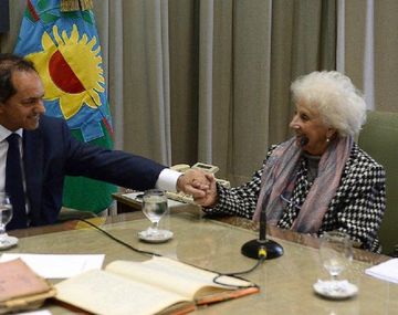 De Carlotto a Scioli: Cuando seas presidente