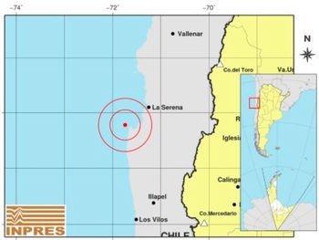 Sismo sacudió a Chile y se sintió en San Juan y Mendoza