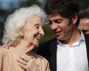 Kicillof también saludó a Carlotto por su cumple: Seguimos tu ejemplo