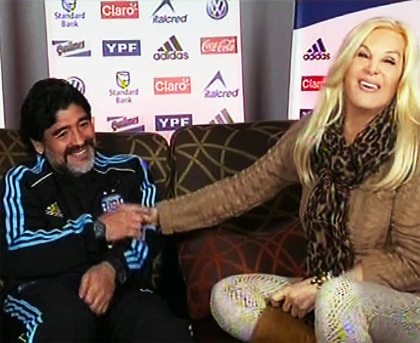 Diego Maradona y Susana Giménez