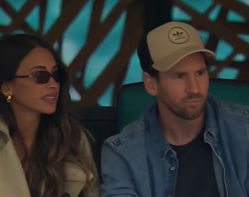 ¿Le trajo suerte a Nole? Así disfrutó Messi del triunfo ante Dimitrov
