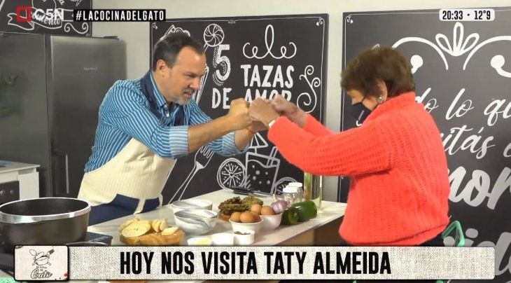 Gustavo Sylvestre debutó con La cocina del gato en C5N: emociones y confesiones de Taty Almeida