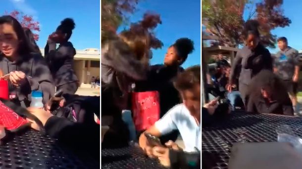 VIDEO: Atacan a una estudiante de secundario por apoyar a Donald Trump