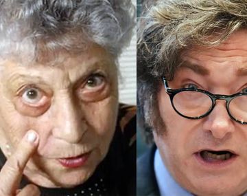 Lita de Lazzari reencarnó en Javier Milei.