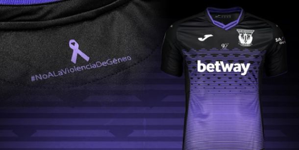 Leganés visitará al Real Madrid con una camiseta alusiva a la violencia de género