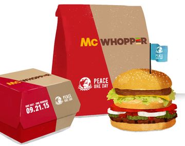 ¿Se viene el McWhopper? McDonalds y Burger King juntos por la paz