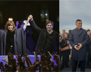 Kicillof y Vidal cerrarán su campaña con Cristina Kirchner y Macri