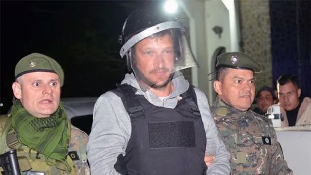 Germán Kiczka detenido. Foto gentileza Elterritorio.com.ar