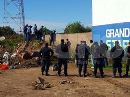 Este es el baldío donde fue encontrado el cuerpo de la mujer (Gentileza Uno Santa Fe)