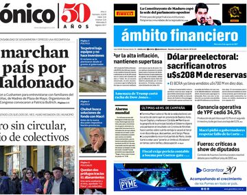 Tapas de diarios del miércoles 9 de agosto de 2017