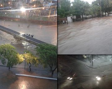 Alerta en Córdoba por lluvias: otra vez evacuados y calles anegadas