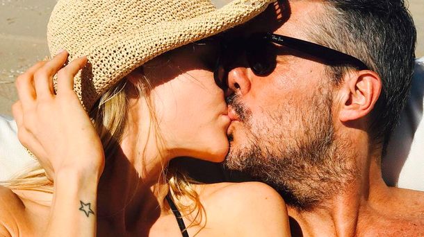 Marcelo Tinelli y Guillermina Valdes