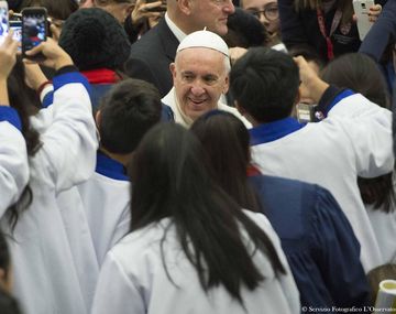 El Papa reveló que de chico decía que quería ser carnicero