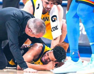 La impactante lesión de Haliburton en la final de la NBA