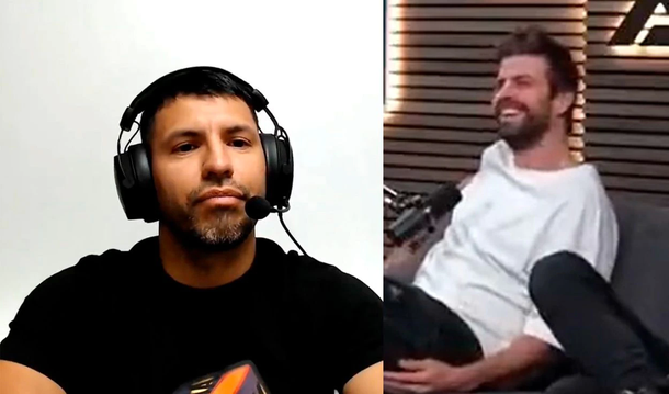 El Kun Agüero picanteó a Piqué: ¡Es por la canción de Shakira!