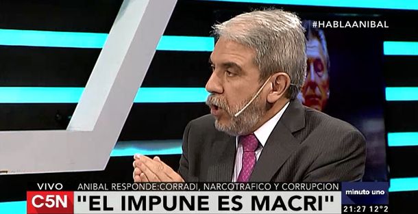 Aníbal Fernández en C5N: Todo es un invento para tapar el desastre que está pasando el país