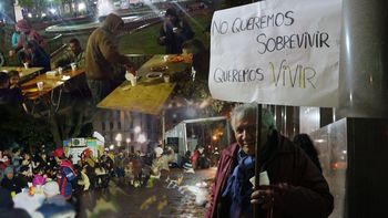 cada vez mas personas comen en las calles de la ciudad cada vez mas personas comen en las calles de la ciudad