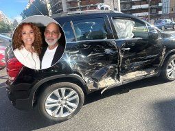 Video: el impactante accidente que sufrió la pareja de Iliana Calabró