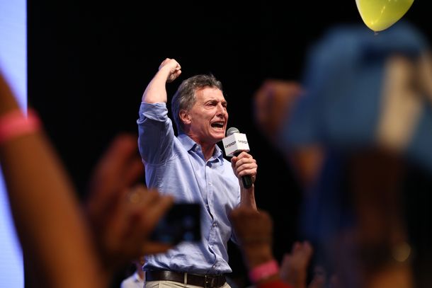 Los festejos de Macri presidente