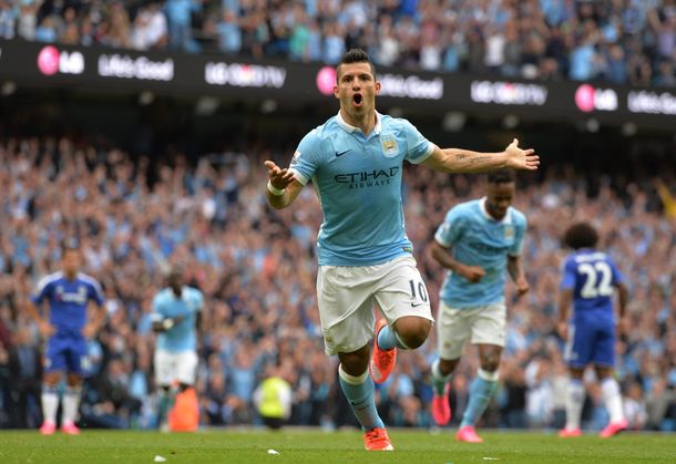 Con un gol de Agüero, el City se floreó ante el campeón Chelsea
