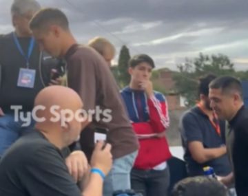 Reapareció Riquelme: fue a ver a Boca contra Tigre junto a Ander Herrera